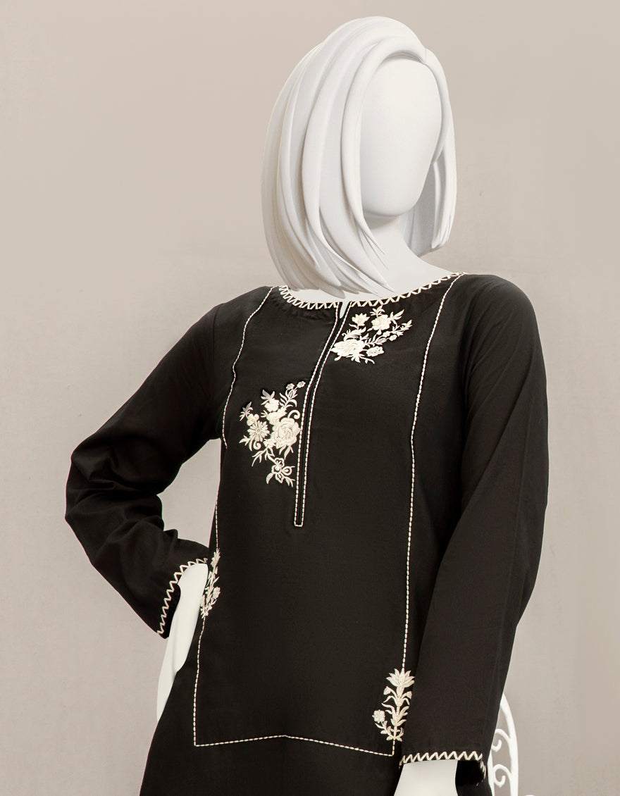 BLACK CAMBRIC KURTI | JJLK-S-JPWK-AU-22-796 FB/U5-002 – J. Junaid